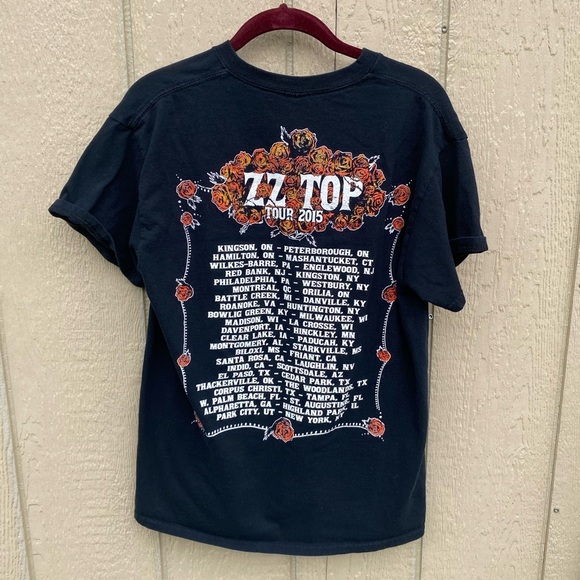 ZZ Top Shirt 2015 Tour T-shirt - Classic Car T-Shirt -‎ M - Picture 6 of 7